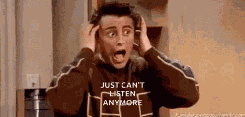 Friends Joey Tribbiani GIF
