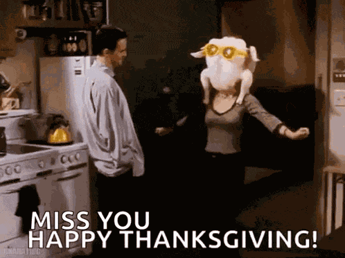 Friends Thanksgiving GIF