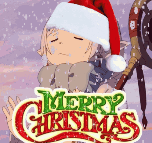 Frieren Christmas GIF
