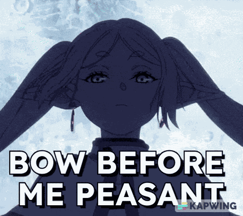 Frieren Frieren Bow GIF