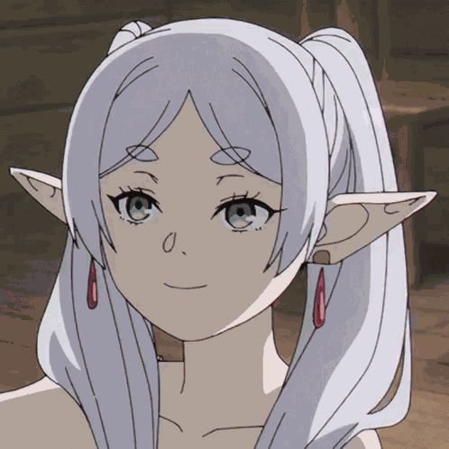 Frieren Smug Face GIF