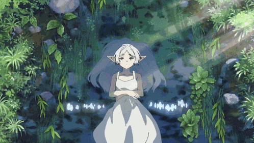 Frieren Water GIF