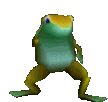 Frog Dance Frog Sticker