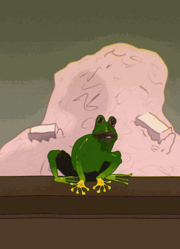 Frog Happy GIF