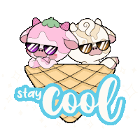 Frootymoo Cute Cow Sticker