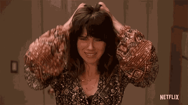 Frustrated Linda Cardellini GIF