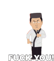Fuck You Junichi Takiyama Sticker