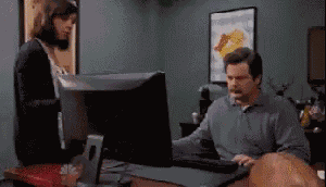 Fuckthis Ron Swanson GIF