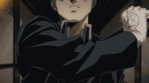 Fullmetal Alchemist Roy Mustang GIF