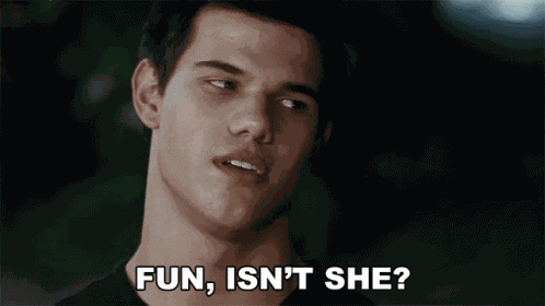 Fun Isnt She Jacob Black GIF