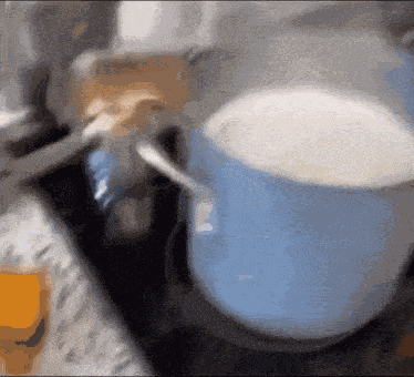 Funky Town Spinning Pot Spinning Skull GIF