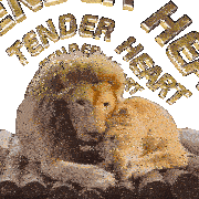 Funny Animals Lion Couple Sticker