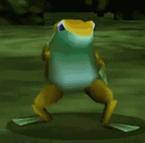 Funny Frog GIF