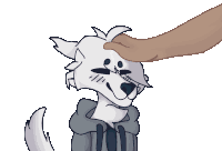 Furry Pat Sticker