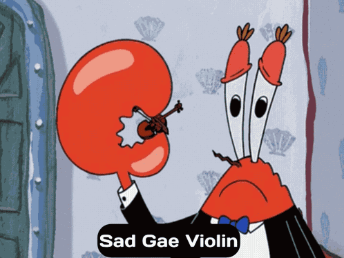 Gae Sad Violin GIF