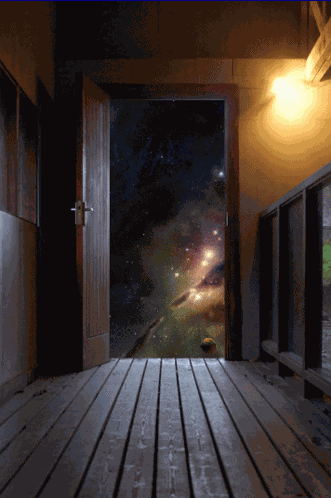 Galactic Door GIF