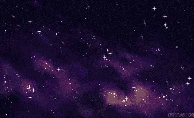 Galaxy Pixel Art GIF