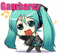 Gambare Gambare Hastsune Miku GIF