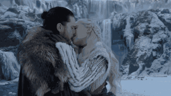 Game Of Thrones Funny Kiss GIF
