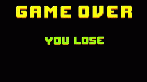 Game Over Rsjungle GIF