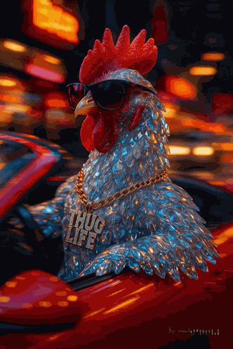 Gangster Chicken GIF