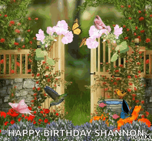 Garden Butterfly GIF