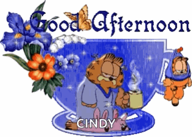 Garfield Good Afternoon GIF