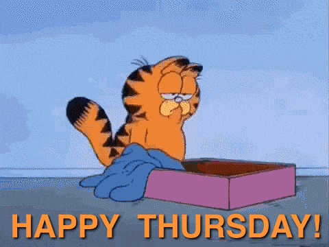 Garfield Happy Thursday GIF