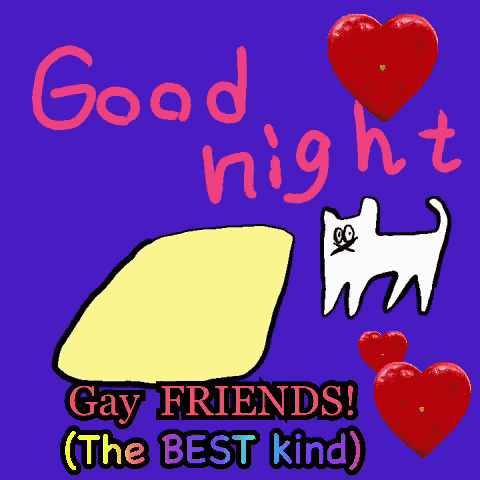 Gay Greetings Gay Goodnight GIF