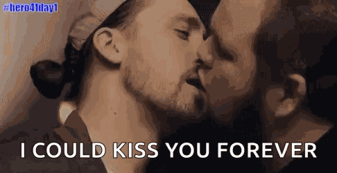 Gay Kiss GIF