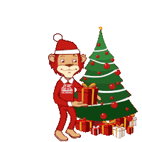 Generali Leo The Lion - Merry Christmas 2023 Sticker