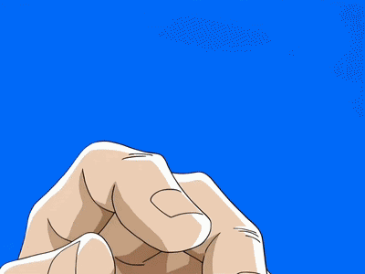Genkidama Raise Hands GIF