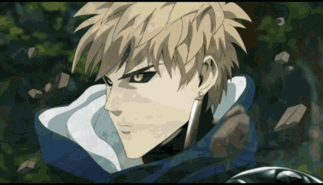 Genos One Punch Man Sleepy GIF