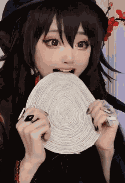 Genshin Impact Hu Tao Anime Cosplay GIF