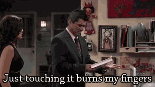 George Lopez Burn GIF