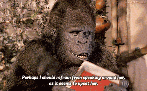 George Of The Jungle Ape GIF