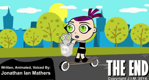 Germaine In Skateboard GIF