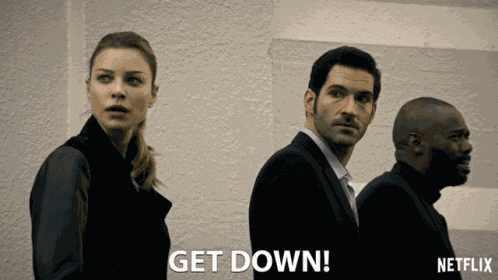 Get Down Duck And Cover GIF