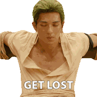 Get Lost Roronoa Zoro Sticker
