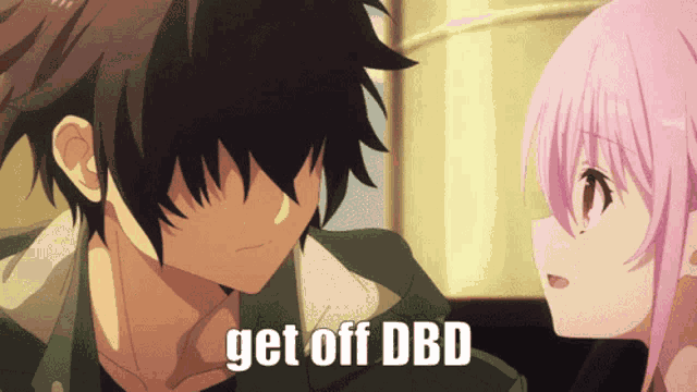 Get Off Dbd Anime Kiss GIF