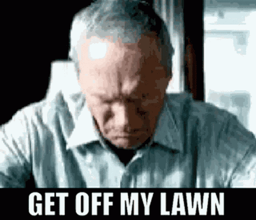 Get Off My Lawn Clint Eastwood GIF