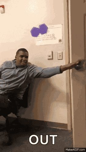 Get Out Leave GIF