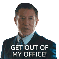 Get Out Of My Office Iosif Astapov Sticker