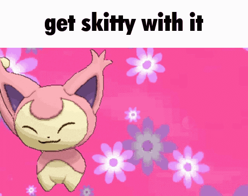 Get Skitty With It Pokemon GIF