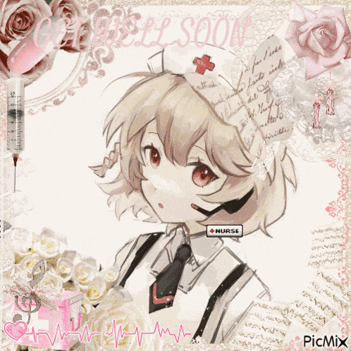 Get Well Soon Utauloid GIF