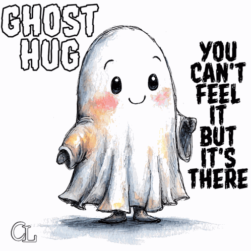 Ghost Hug Ghost Hugs GIF