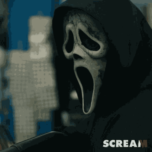 Ghostface Scream GIF