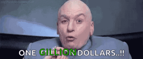 Gillion One Million Dollars GIF