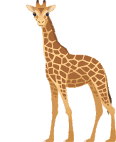 Giraffe Nature Sticker