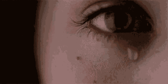 Girl Crying Tear Drop GIF